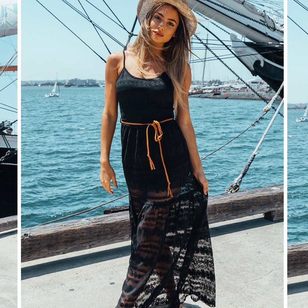 Black summer dress